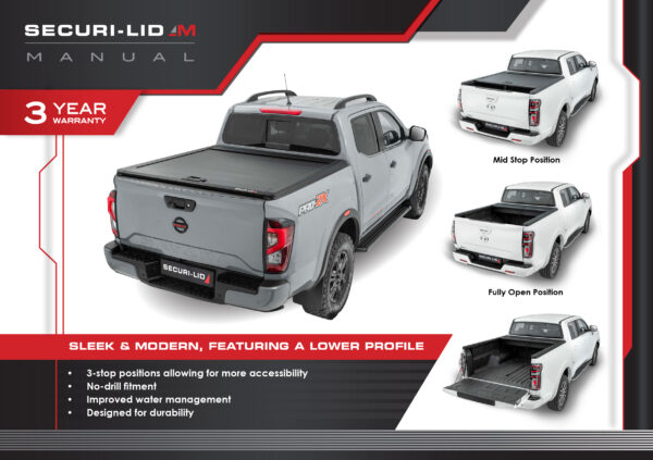 VW J73 Amarok Manual Securi-Lid Double Cab